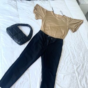 Two piece outfit also included with the gold sheer top sizeL for $5.00